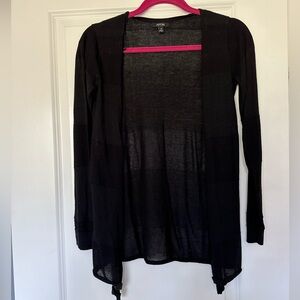 Apt 9 Lightweight Black Cardigan. Size XS